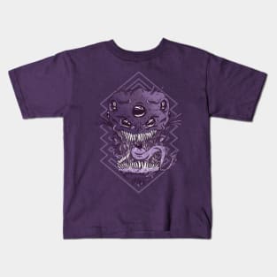 Alien Monster Head Kids T-Shirt